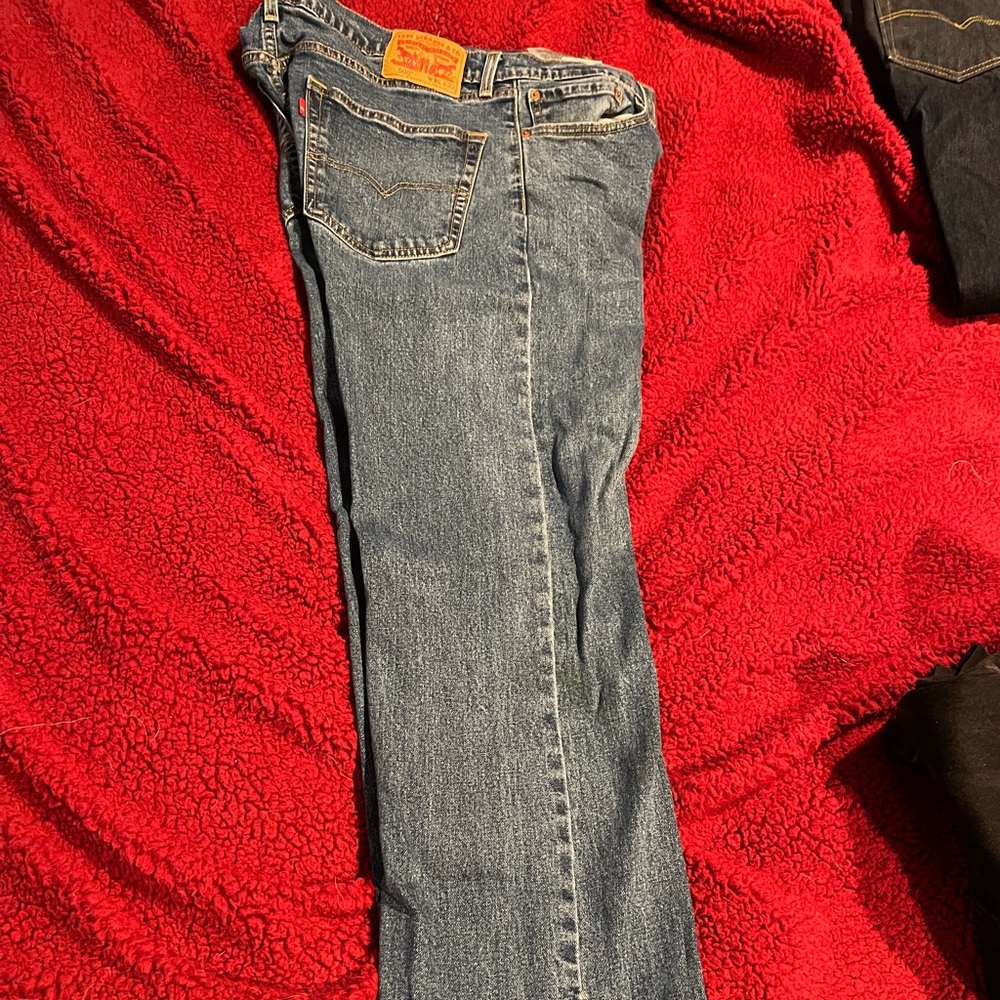 mens 505 36x32 blue jeans new without tags
